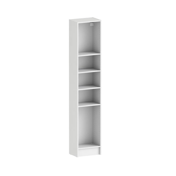 Caisson + 4 tablettes SPACEO Evo'm Blanc H.204,8 L.40 P.28 cm