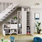 Caisson SPACEO Evo'm H.204,8 L.40 X P.54 cm blanc