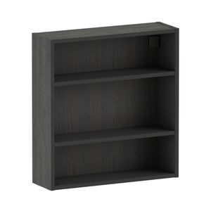 Caisson + 2 tablettes SPACEO Evo'm effet bois Noir H.64 X L.60 X P.18 cm