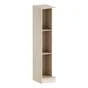 Caisson d'angle + 2 tablettes SPACEO Evo'm H.204,8 X L.40 X P.54 cm  effet chêne