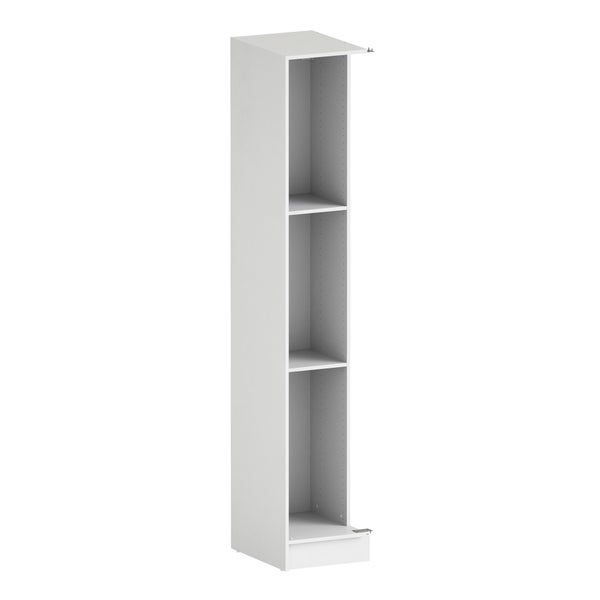Caisson d'angle + 2 tablettes SPACEO Evo'm H.230,4 X L.40 X P.54 cm blanc