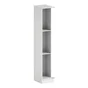 Caisson d'angle + 2 tablettes SPACEO Evo'm H.230,4 X L.40 X P.54 cm blanc