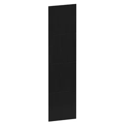 Porte coulissante SPACEO Evo'm Riga H.230,4 X L.60 cm noir