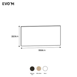 Façade intérieure de tiroir SPACEO Evo'm effet Chêne H.22,5 X L.53,8 cm