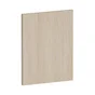 porte battante evo'm riga h.38,4 x l.30 cm effet chene lot de 2 spaceo