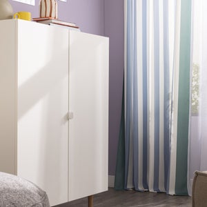 Porte battante SPACEO Evo'm Riga Blanc H.102,1 X L.39,7 cm