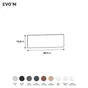 facade exterieur tiroir evo'm riga h.12,8 x l.40 cm effet chene spaceo