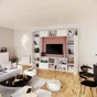 Porte battante SPACEO Evo'm Riga Blanc H.204,5 X L.59,7 cm