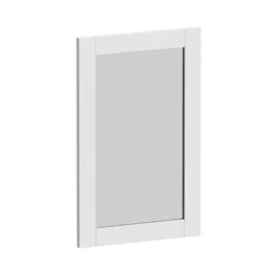 Porte battante SPACEO Evo'm Murano vitree cadre H.64 X L.40 cm blanc