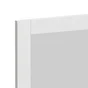 Porte battante SPACEO Evo'm Murano vitrée cadre H.102,4 X L.40 cm blanc