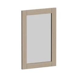 Porte battante SPACEO Evo'm Murano vitrée cadre effet chêne H.64 X L.40 cm
