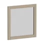 Porte battante SPACEO Evo'm Murano vitrée cadre effet chêne H.64 X L.60 cm