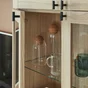 Porte battante SPACEO Evo'm Murano vitrée cadre effet chêne H.102,4 X L.40