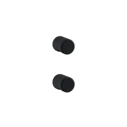 Lot de 2 boutons de meuble INSPIRE pour meubles Evo'm Ivo noir plastique