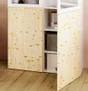 Lot de 2 boutons de meuble INSPIRE pour meubles Evo'm Ben blanc métal