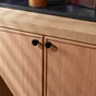 Lot de 2 boutons de meuble INSPIRE pour meubles Evo'm Ben noir métal