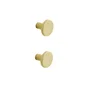 Lot de 2 boutons de meuble INSPIRE pour meubles Evo'm Ben laiton brossé