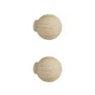 Lot de 2 boutons de meuble INSPIRE pour meubles Evo'm Ball bois naturel