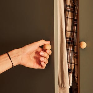 Lot de 2 boutons de meuble INSPIRE pour meubles Evo'm Ball bois naturel