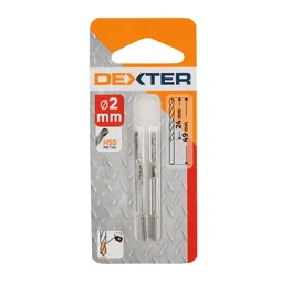 Lot de 2 forêts métal, diam. 2x49 mm DEXTER