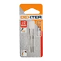 Lot de 2 forêts métal, diam. 2x49 mm DEXTER