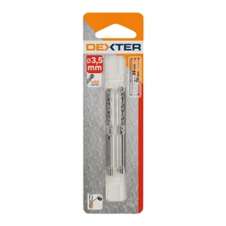 Lot de 2 forêts métal, diam. 3,5x70 mm DEXTER