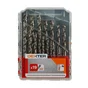 Coffret de 19 forêts métal, diam. 1 à 10 mm DEXTER