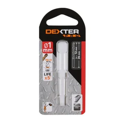 Lot de 2 forêts métal, diam. 1x34 mm DEXTER PRO