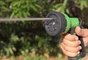 Tuyau extensible polymer D11.5mm 25M + pistolet 8 jets GEOLIA