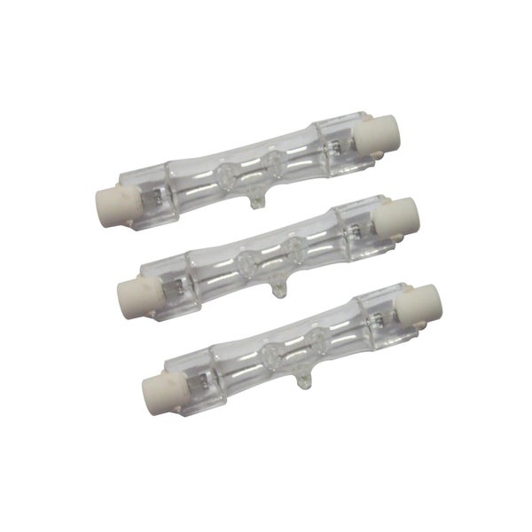 Lot de 3 ampoules halogène crayon R7S, 78 mm, 2137Lm = 116W, LEXMAN