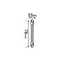 Lot de 3 ampoules halogène crayon R7S, 78 mm, 2137Lm = 116W, LEXMAN
