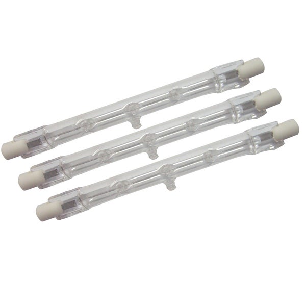 Lot de 3 ampoules halogène crayon R7S, 118 mm, 2137Lm = 116W, LEXMAN