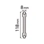 Ampoule halogène, crayon R7S, 2137lm = 133W, blanc chaud, dimmable, LEXMAN