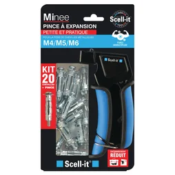 Kit pince et chevilles en metal 1 a expansion SCELL-IT x L.35 mm