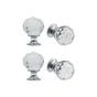 Lot de 4 boutons Wilson, transparent, INSPIRE