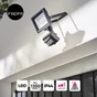 Projecteur à fixer à détection module led 2700 Lm anthracite Yonkers INSPIRE