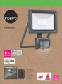Projecteur à fixer à détection module led 2700 Lm anthracite Yonkers INSPIRE