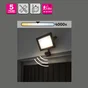 Pojecteur led YONKERS détection 50W 6750 lumens gris anthracite Inspire