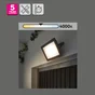 Projecteur led Yonkers 100W 13500l lumens gris Inspire
