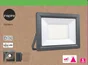 Projecteur led Yonkers 100W 13500l lumens gris Inspire