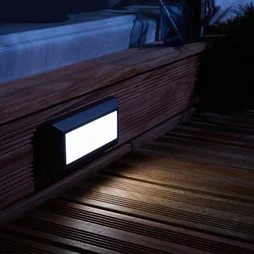 Applique extérieur encastrable Bronson, led 1410 Lumens, anthracite INSPIRE