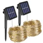 Lot de 2 guirlandes solaires decoratives 12 metres blanc chaud Ublo INSPIRE