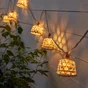 Guirlande solaire Riberia, 10 leds, 180 lumens, rechargeable USB, 8 mètres, INSPIRE