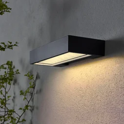 Applique murale solaire Ipanema Booster en métal anthracite, INSPIRE, 900 Lm