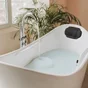 Coussin de baignoire l.32 x H. 23 noir Alaska