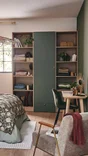Porte battante SPACEO Evo'm Vienne Gris Vert H.204,5 x  L.59,7 cm