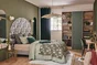 Porte battante SPACEO Evo'm Vienne Gris Vert H.204,5 x  L.59,7 cm