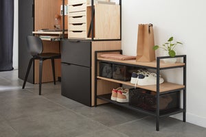 Porte battante SPACEO Evo'm Vienne H.64 X L.60 cm, noir