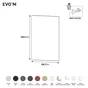 Porte battante SPACEO Evo'm Vienne Noir H.102,1 X L.59,7 cm