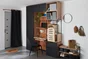 Porte battante SPACEO Evo'm Vienne Noir H.204,5 X L.59,7 cm